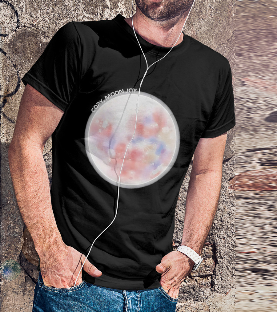 Artemis II Watercolor Copy Moon Joy T-Shirt