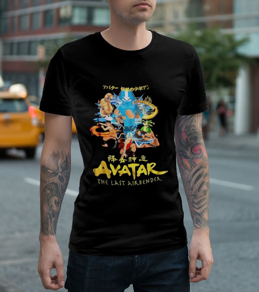 Avatar The Last Airbender Characters Ensemble T-Shirt