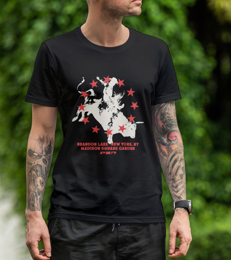Brandon Lake New York Madison Square Garden PBR Rider Event T-Shirt