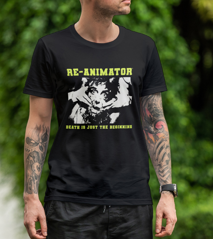 Re Animator Death Is Just The Beginning Retro Horror HPLC T-Shirt