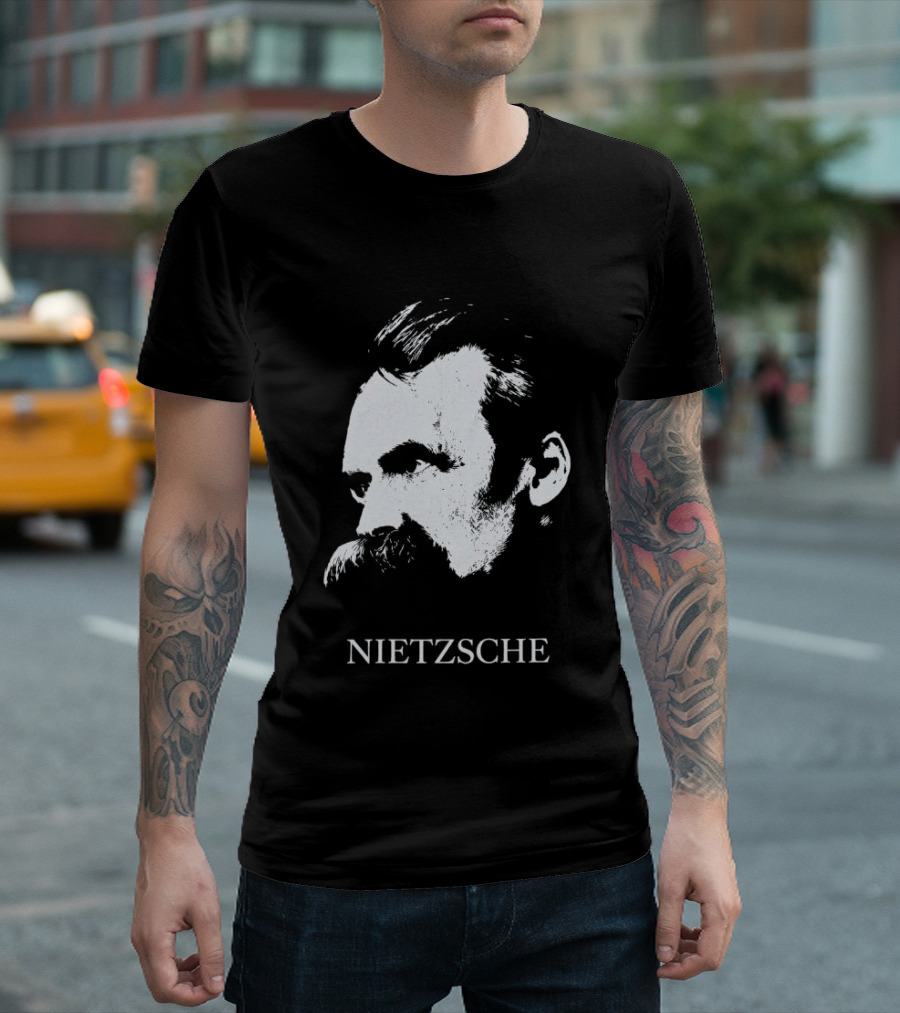 Gdragon Enfants Riches Deprimes Nietzsche Portrait Vintage Aesthetic T-Shirt