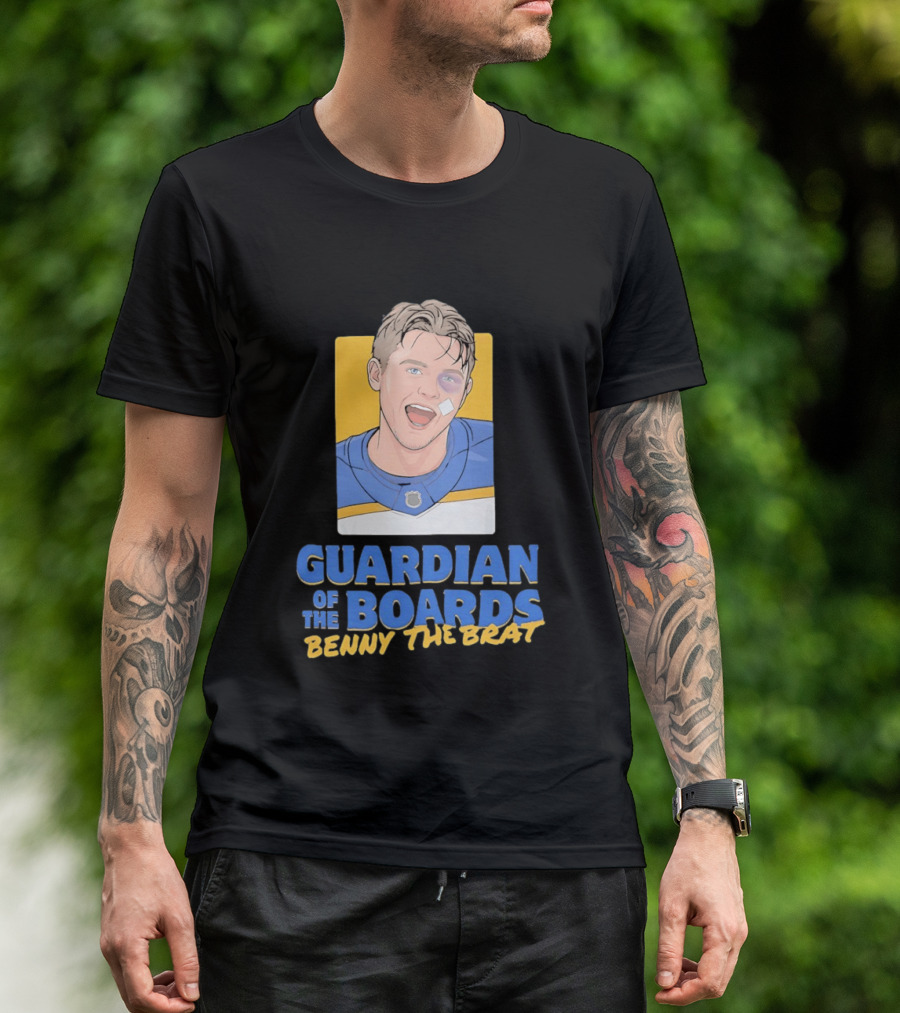 Guardian Of The Boards Benny The Brat Buffalo Sabres Hockey Player T-Shirt