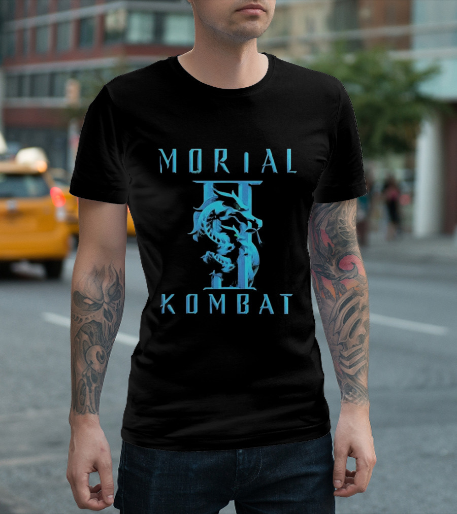 Mortal Kombat II Let The Fight Begin Dragon T-Shirt