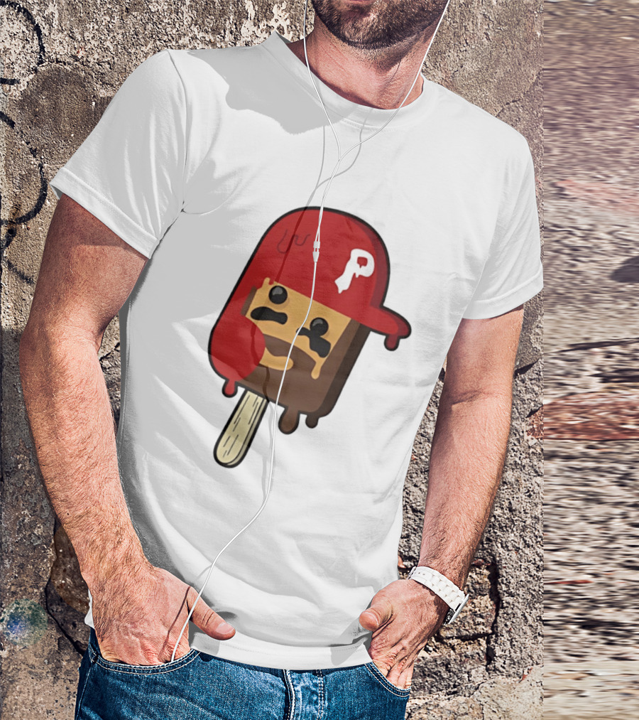 Bryce Harper Philadelphia Phillies Popsicle Red Cap Ice Cream T-Shirt