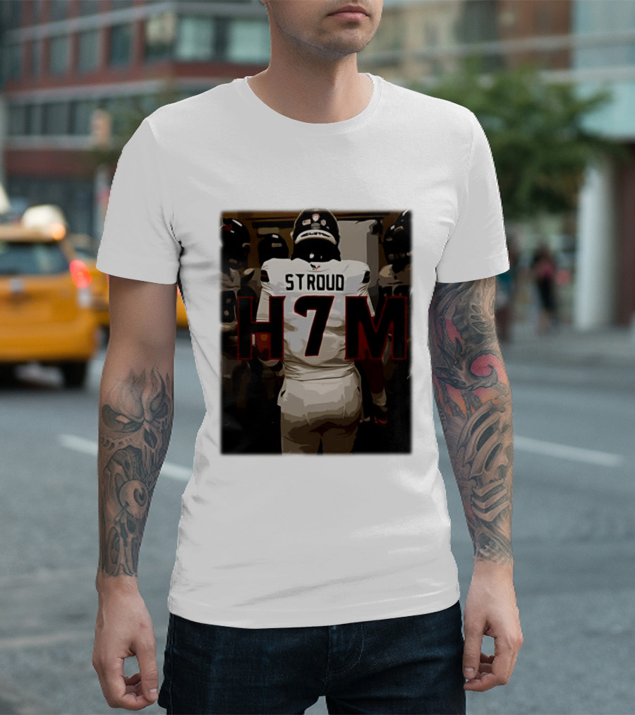 C.J. Stroud H7M Houston Texans Football Player T-Shirt