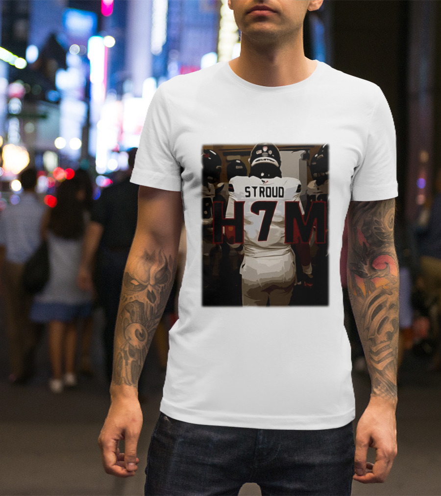C.J. Stroud H7M Houston Texans Football Player T-Shirt