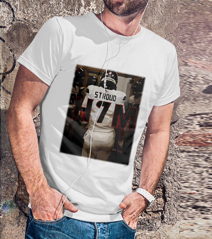 C.J. Stroud H7M Houston Texans Football Player T-Shirt