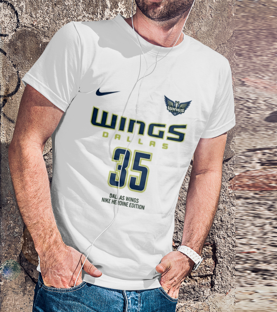 Wings Dallas Big Texas 35 Nike Heritage Edition T-Shirt