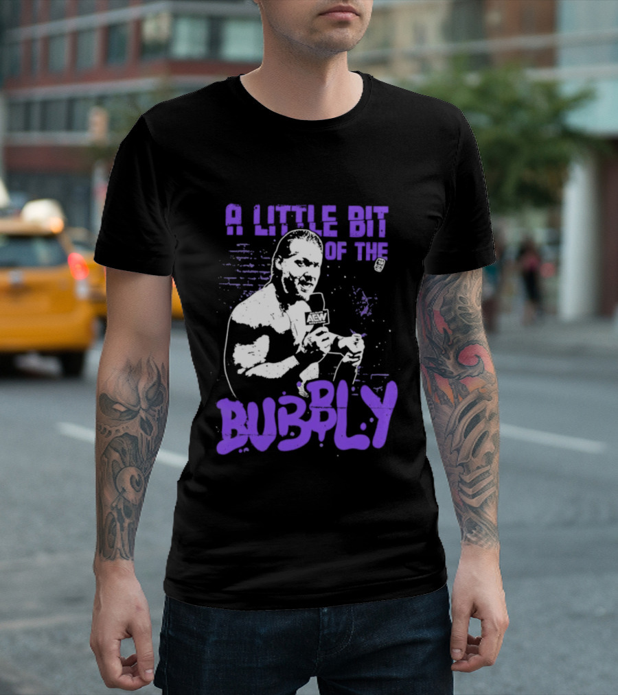 AEW Chris Jericho A Little Bit Of The Bubbly T-Shirt