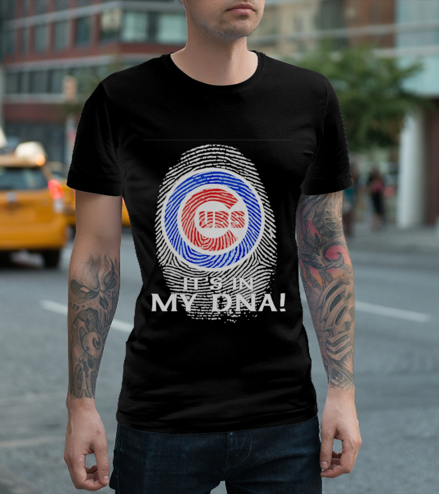 Chicago Cubs DNA Fingerprint It's In My DNA T-Shirt