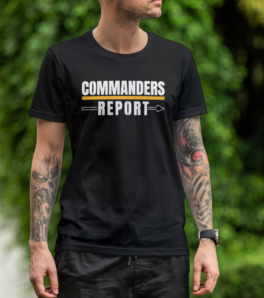 Washington Commanders Commanders Report T-Shirt