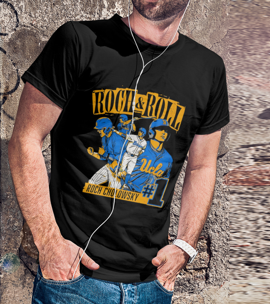 Roch Cholowsky UCLA Bruins Roch & Roll Baseball #1 T-Shirt