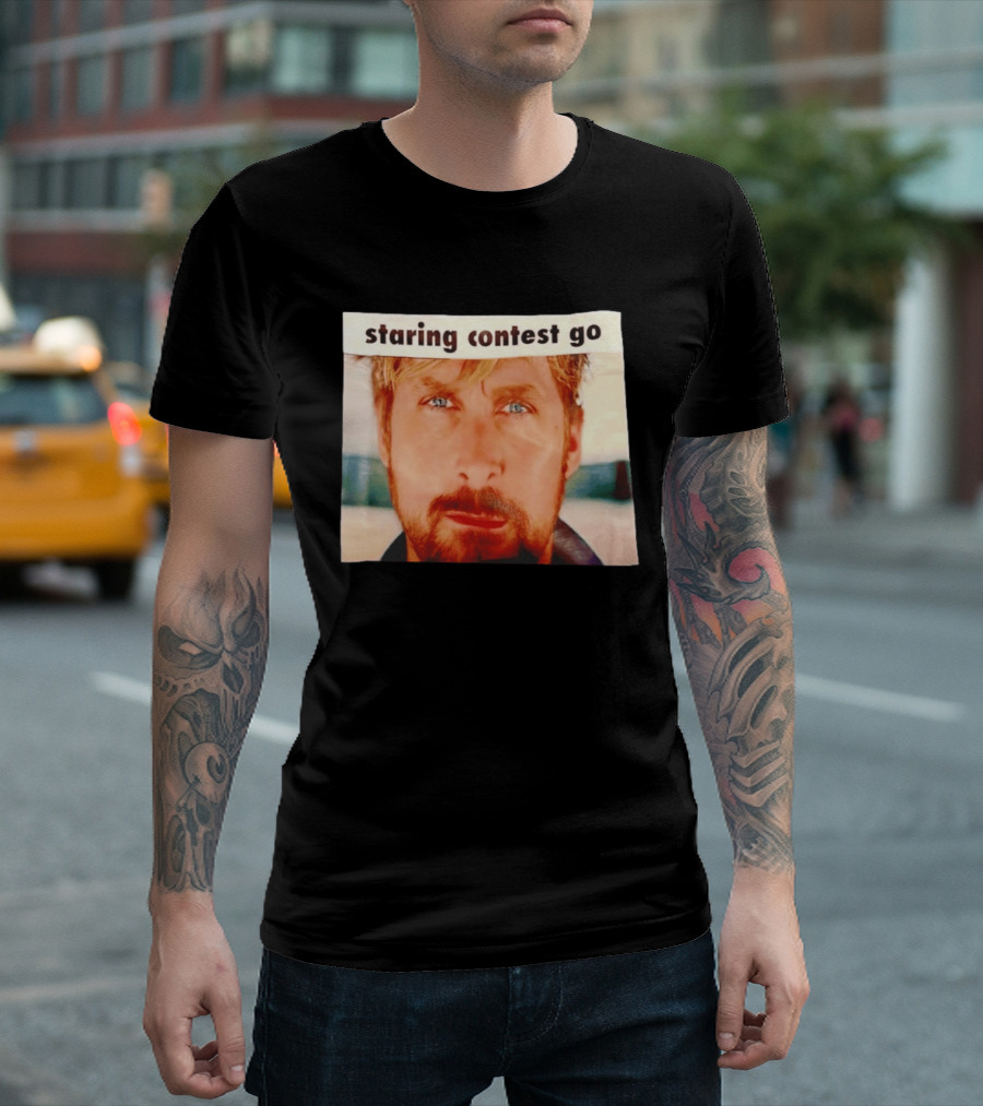 Ryan Gosling Staring Contest Go T-Shirt