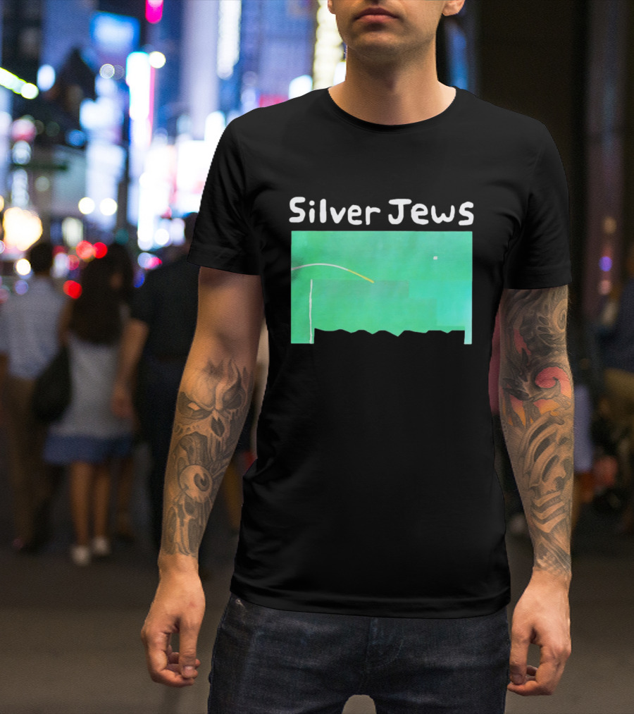 Silver Jews Green Abstract T-Shirt