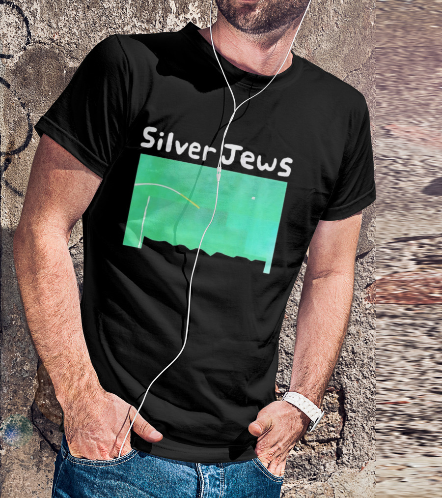 Silver Jews Green Abstract T-Shirt