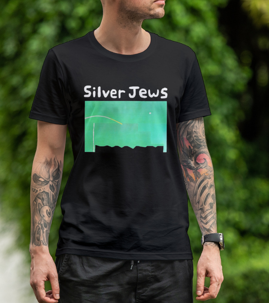 Silver Jews Green Abstract T-Shirt