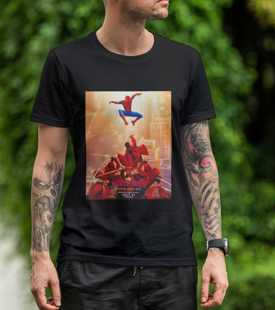 Spider Man Brand New Day Peter Vs The Hand Movie July 31 T-Shirt