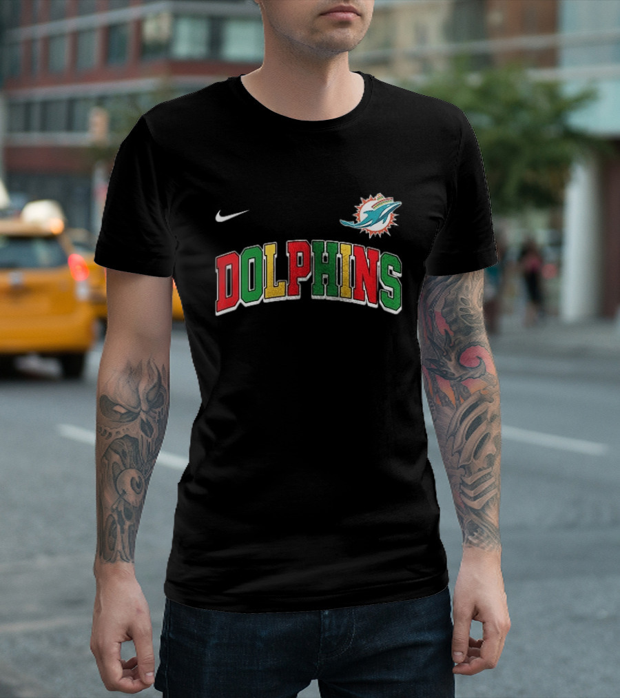 Miami Dolphins Cinco De Drinko Bitchachos Skeleton Nike T-Shirt