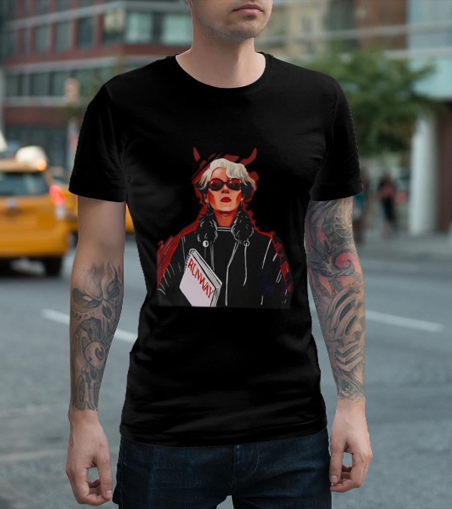 Miranda Priestly Runway Devil Wears Prada Iconic Fashion T-Shirt