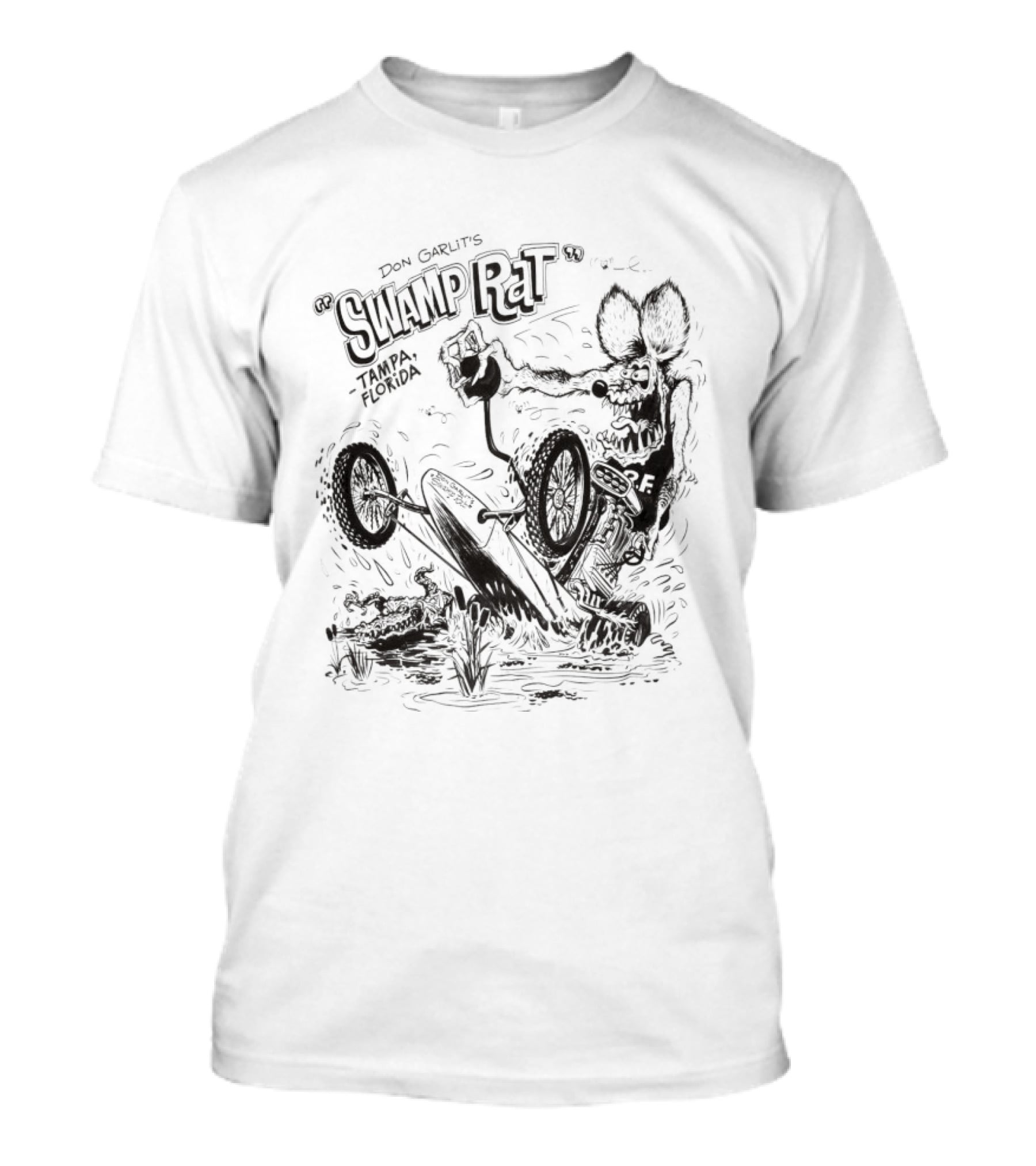 Swamp Rat Don Garlit's Tampa Florida Racing Dragster T-Shirt