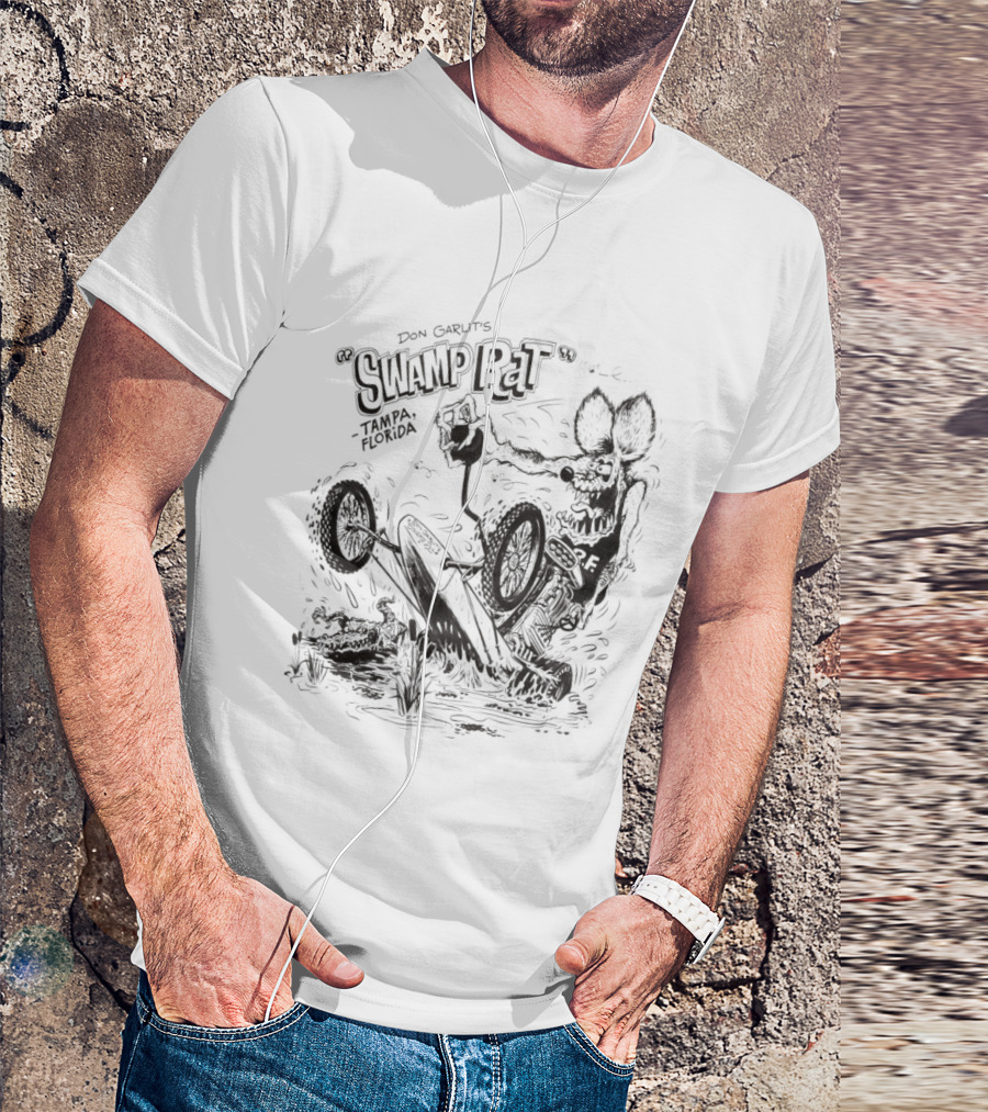 Swamp Rat Don Garlit's Tampa Florida Racing Dragster T-Shirt