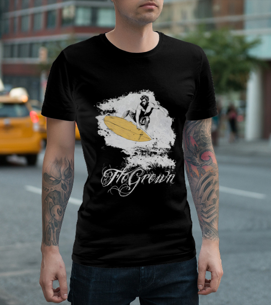 15 Year Anniversary Try My Wood Surfing My Growth T-Shirt