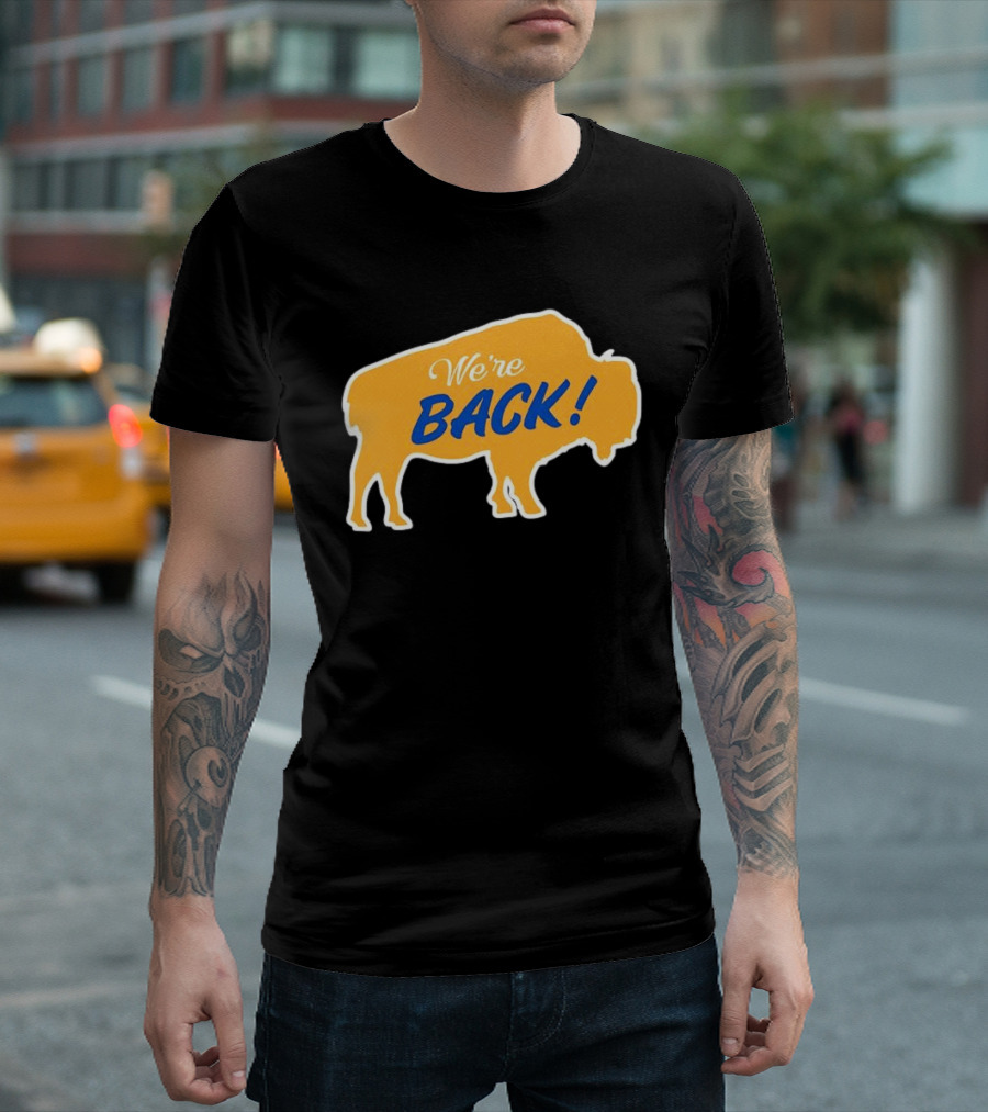 Buffalo Sabres NHL We're Back Bison T-Shirt