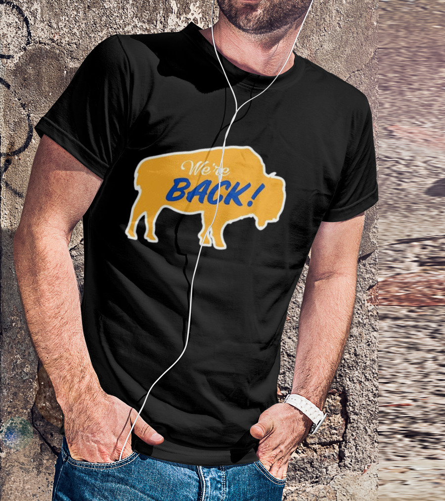 Buffalo Sabres NHL We're Back Bison T-Shirt