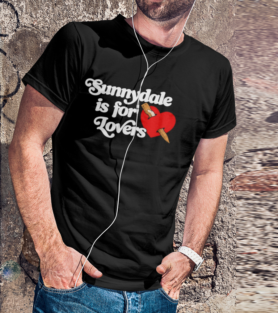 Sunnydale Is For Lovers Heart Stake Buffy Town T-Shirt