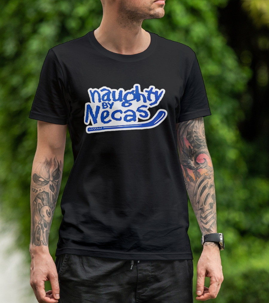Martin Nečas Naughty By Necas Hockey T-Shirt
