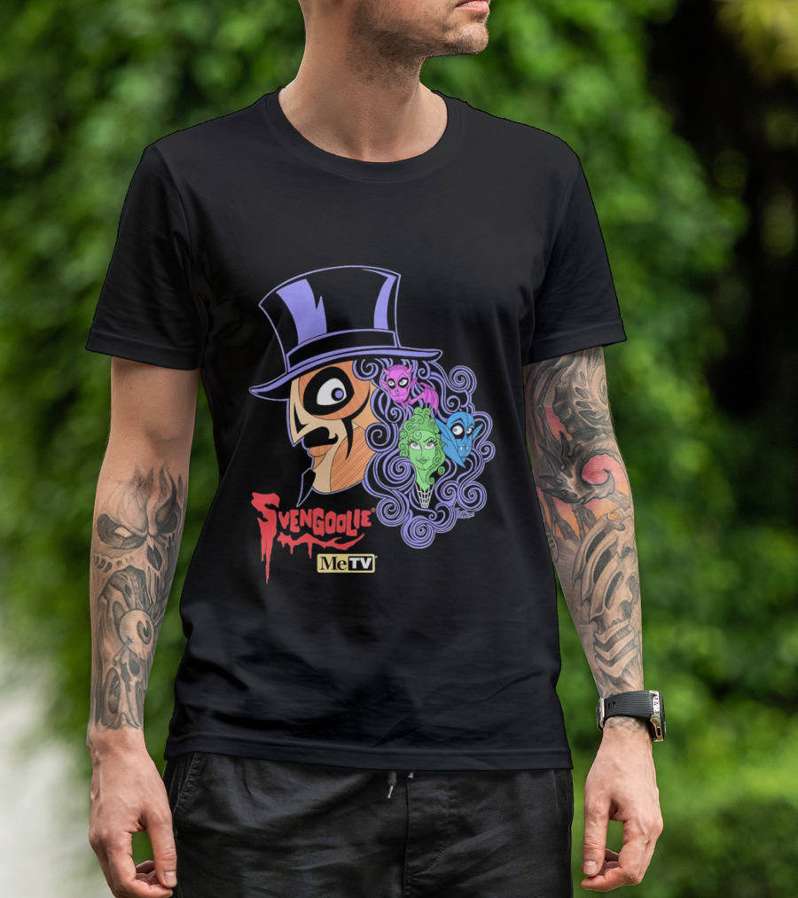 Svengoolie MeTV Horror Host Character Cartoon T-Shirt