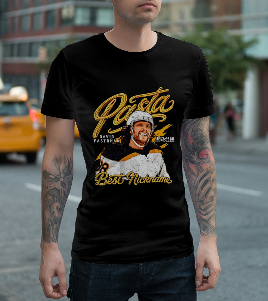 Pasta David Pastrnak Boston Best Nickname Player Profile T-Shirt