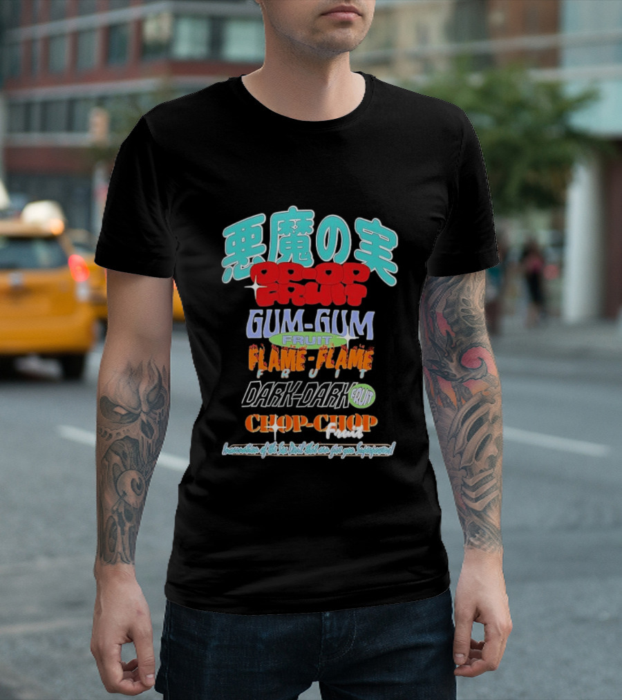 One Piece Devil Fruit Incarnation Of The Sea Devil That Can Give You Superpowers Anime T-Shirt