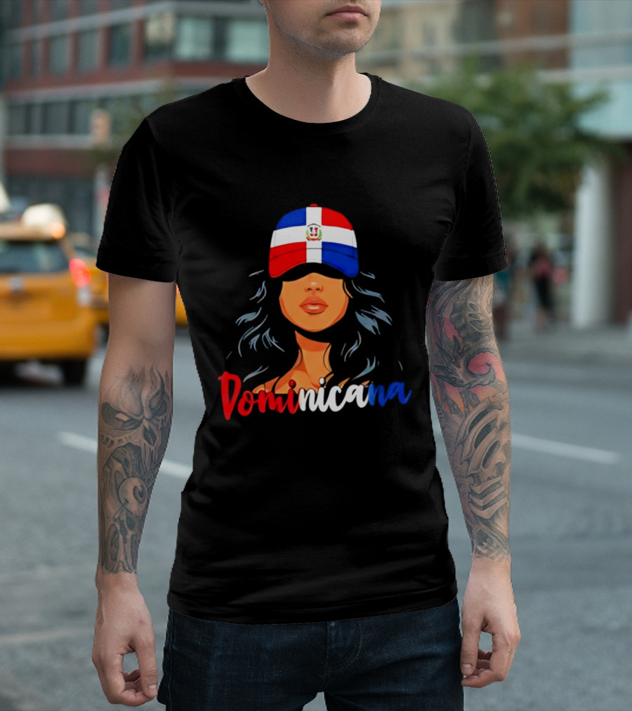 Dominicana Pride Dominican Republic Flag Latina Woman Hat T-Shirt