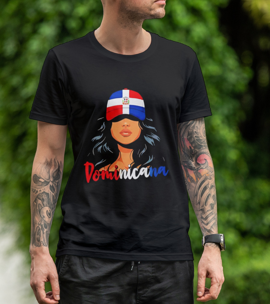 Dominicana Pride Dominican Republic Flag Latina Woman Hat T-Shirt