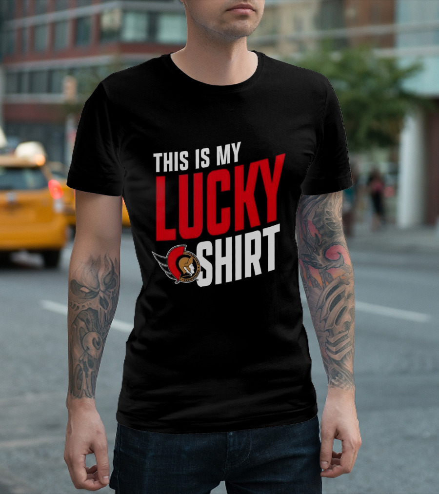 Ottawa Senators NHL This Is My Lucky T-Shirt