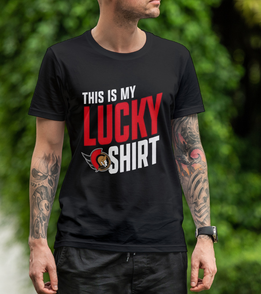 Ottawa Senators NHL This Is My Lucky T-Shirt