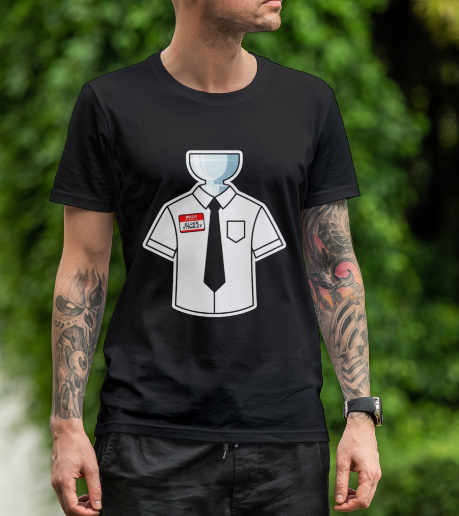 Elder Stanley Cup NHL 2026 Trophy Hello My Name Is Sticker T-Shirt