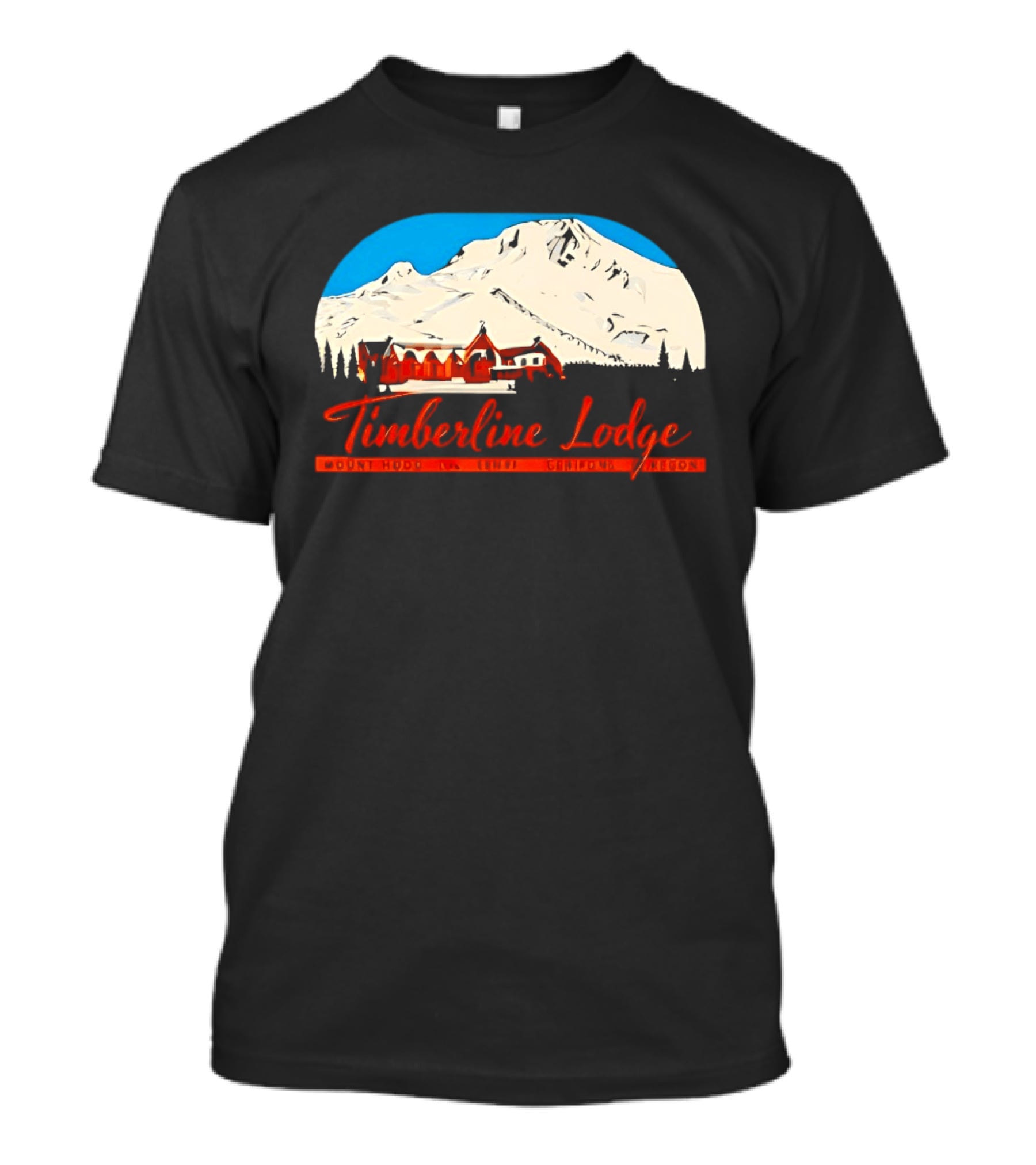 Timberline Lodge Mount Hood Ski Mountain Retreat Oregon T-Shirt