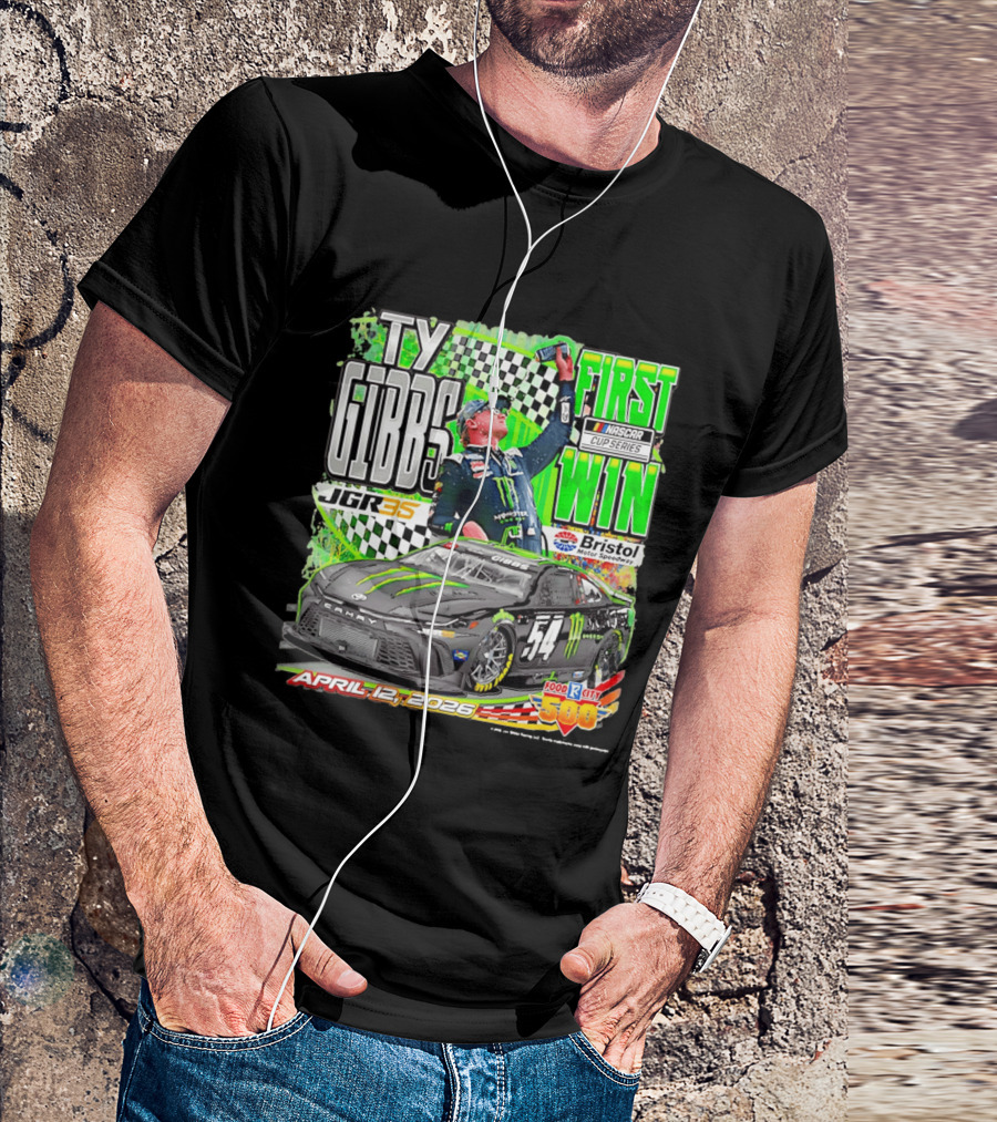 Ty Gibbs First NASCAR Cup Series Win April 12 2026 Bristol Motor Speedway T-Shirt