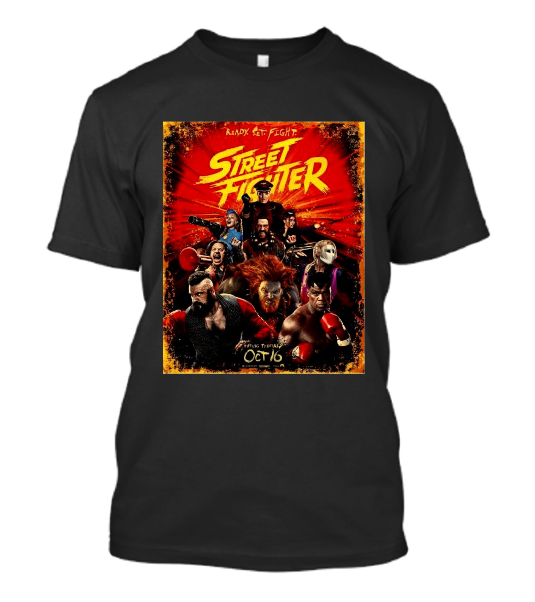 Ready Set Fight Street Fighter 2026 Movie Release October 16 T-Shirt