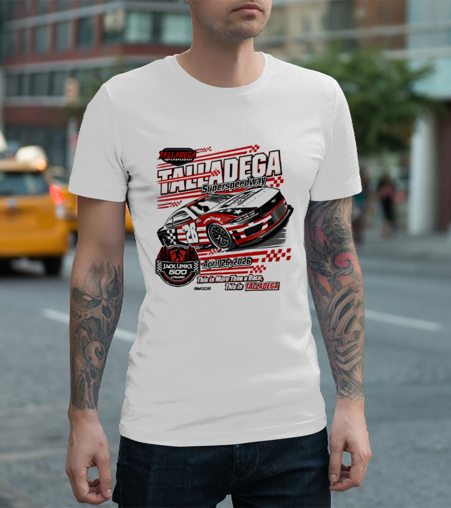 Talladega Superspeedway 2026 Jack Links 500 April Event Racing 28 Car T-Shirt