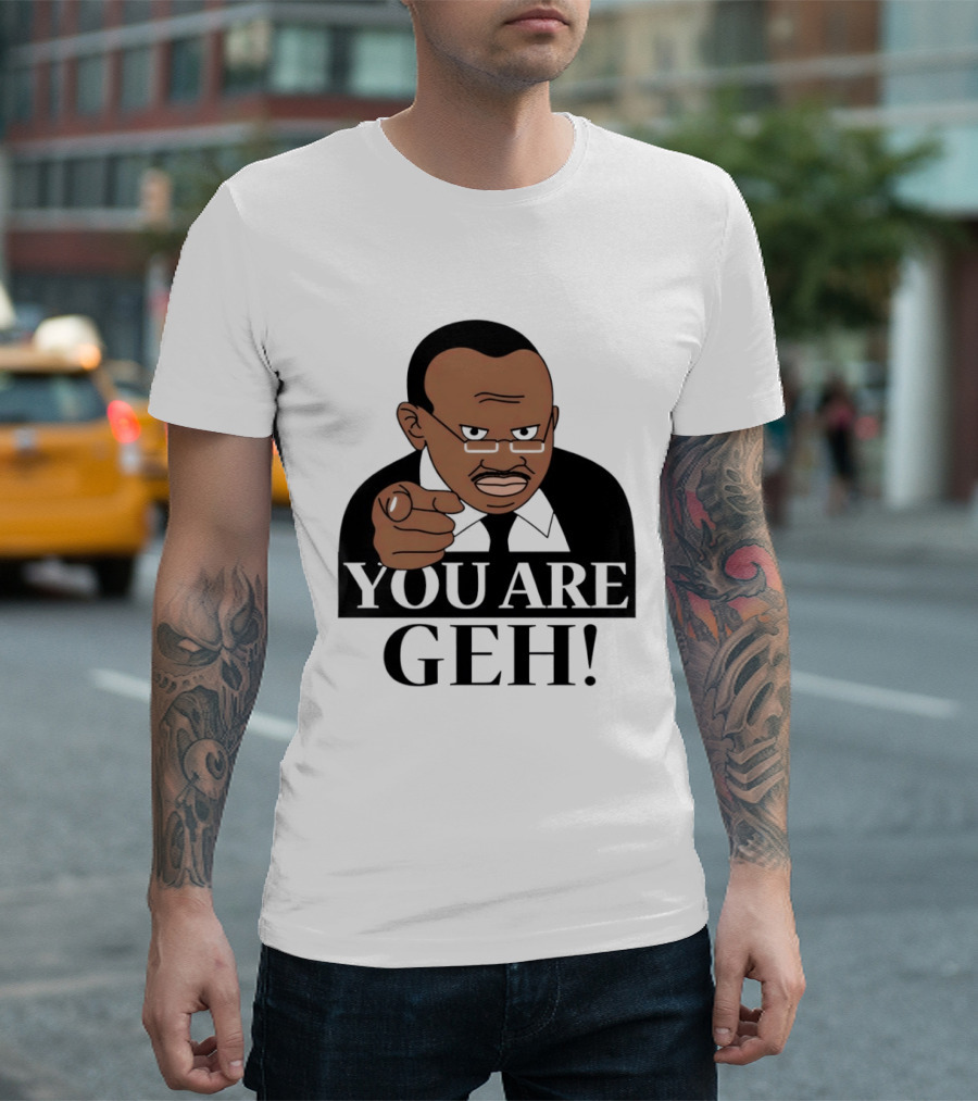 You Are Geh Meme Pointing Man T-Shirt