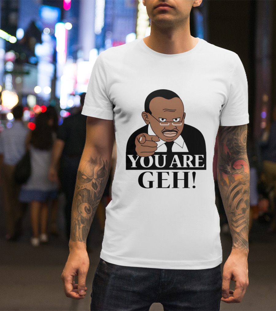 You Are Geh Meme Pointing Man T-Shirt