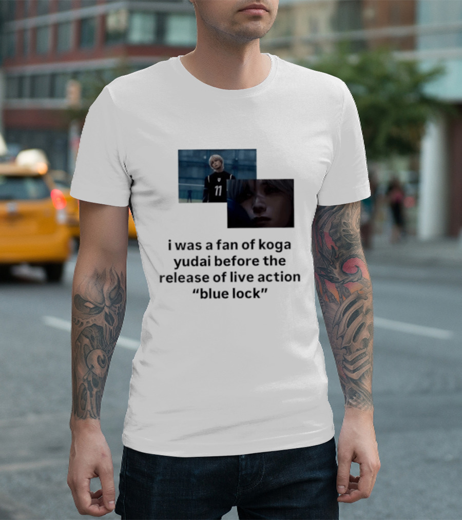 Koga Yudai Before Blue Lock Live Action Release Fan T-Shirt
