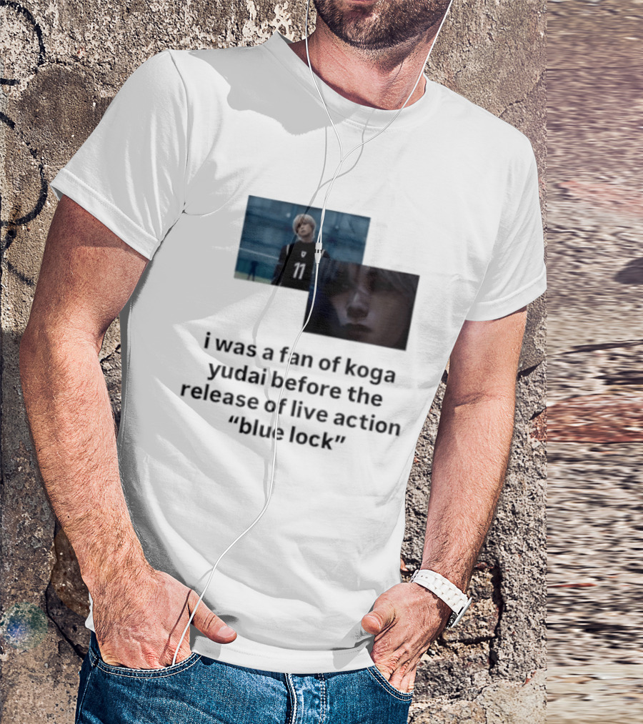 Koga Yudai Before Blue Lock Live Action Release Fan T-Shirt