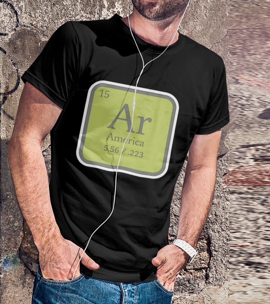 15 Ar America 5.56 .223 Ammo Element T-Shirt