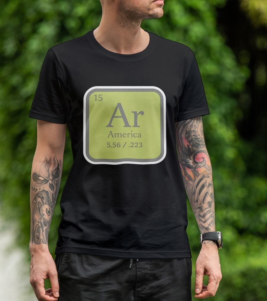 15 Ar America 5.56 .223 Ammo Element T-Shirt
