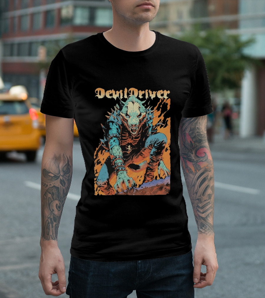 DevilDriver Fire Hyena Strike And Kill T-Shirt