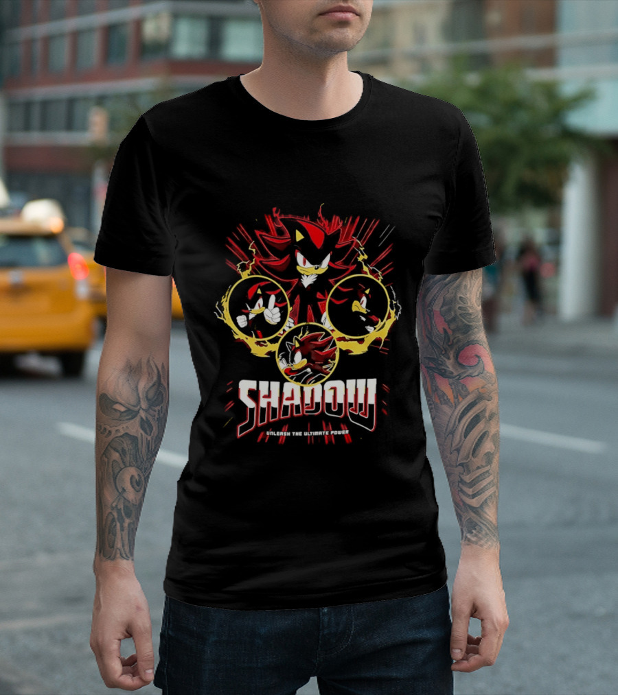 Shadow The Hedgehog Unleash The Ultimate Power T-Shirt